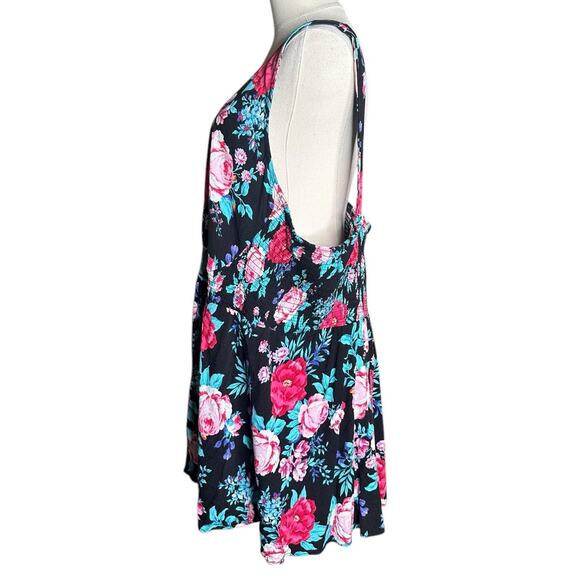 Plus Size TORRID Smocked Waist Button-Front Slub Tank Top 17325810 Size 3 3X - Picture 7 of 14